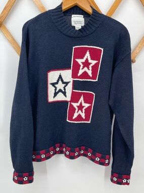 Christopher & Banks Navy Crewneck America250